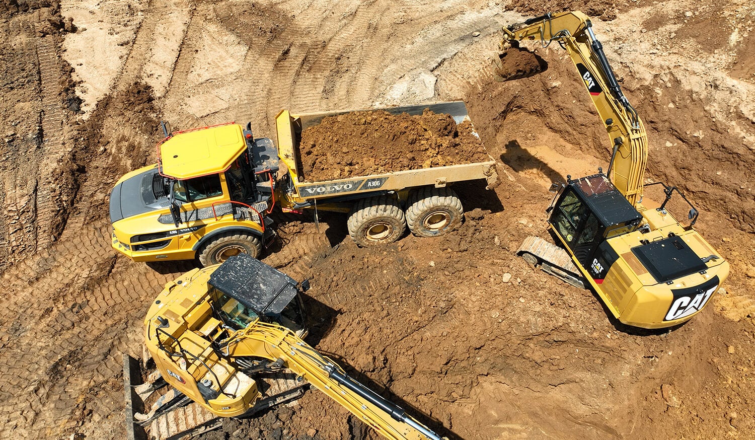Off Highway Truck and Excavator